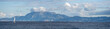 Looking at the Mountains of Morroco across the Strait of Gibraltar from Spain