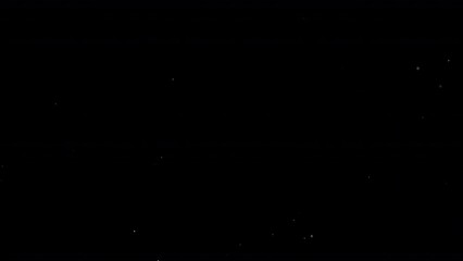 Wall Mural - Dust Particles Floating On Black Background. Dynamic Dust Particles Randomly Float In Space. Glittering Dust Particles With Bokeh on 4K Slow motion.