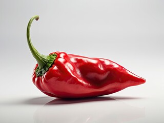 Red chili pepper isolated on a white background