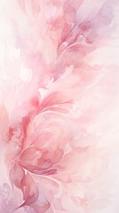 Wall Mural - vertical pastel watercolor pink smoke abstract solid background, abstract geometric form liquid spla
