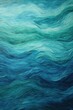 Textured waves of ultramarine and turquoise background