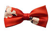 © akk png - gift holiday formal elegance decoration shiny accessory birthday fashion satin white isolated red ribbon attaching Bow Tie