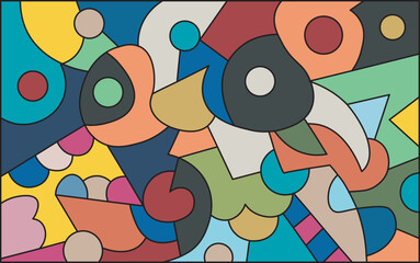 Wall Mural - colorful abstract art