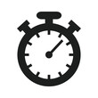 Simple icon representing a clock or timer
