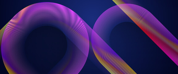 Wall Mural - colorful colourful vector glowing tech line modern abstract background. technology modern business w