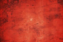 Grunge Red Metal Texture, Generative AI 