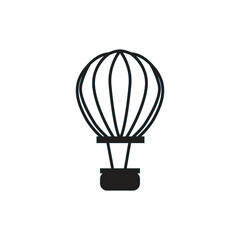 Wall Mural - Air balloon logo icon