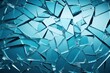  a close - up of a broken glass window with a blue background stock photo - 1387999.