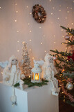 Fototapeta Maki - Christmas decorations in living room