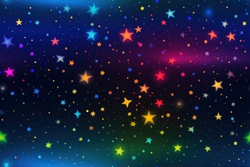 Wall Mural - Colorful Cosmic space background with stars and nebula
