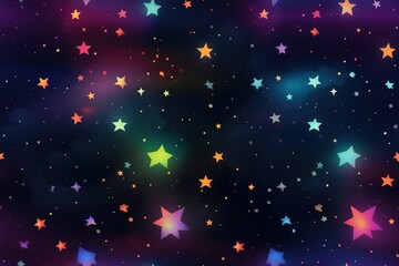 Wall Mural - Colorful Cosmic space background with stars and nebula