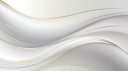 Wall Mural - light silver and gold background. elegant design with golden lines. powerpoint and webpage landing b