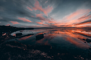 Canvas Print - tramonto sul mare