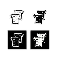 Sticker - Bread Vector Icon