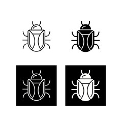 Sticker - Bug Vector Icon