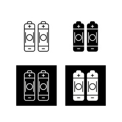 Sticker - Battery Vector Icon