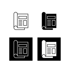 Poster - Magazine Vector Icon