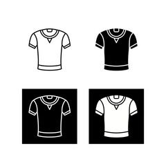 Wall Mural - Tshirt Vector Icon