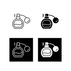 Sticker - Perfume Vector Icon