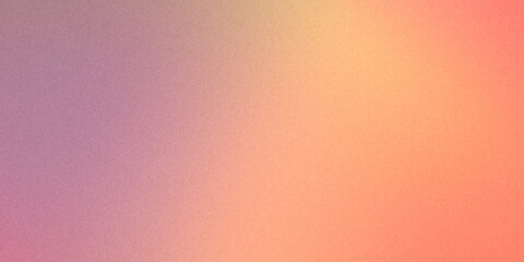 Abstrat purple orange red gray white color grainy gradient background noise texture backdrop webpage header banner design. Long size banner or poster.