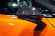 Car side mirror coated with Kevlar