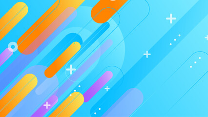 Colorful colourful vector abstract shapes background. Vector abstract background texture design for bright poster and banner