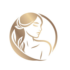 Wall Mural - Woman Beauty Logotype