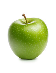 green apple isolated on white, png