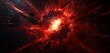 © MalikAbdul - A crimson exploding star with a rough surface background.