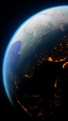 earth in space