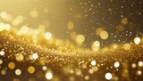 Fototapeta  - glitter sparkle gold background defocused abstract gold lights on background