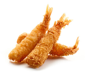 Canvas Print - breaded Torpedo shrimps