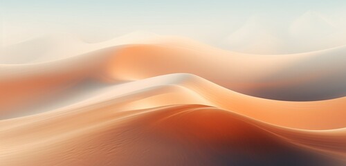 Wall Mural - Extreme close-up of abstract blurred desert sands, burnt orange and earthy brown hues, in the style of gradient blurred wallpapers, 