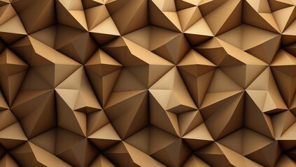 Wall Mural -  a close up of a wall made up of many different shapes and sizes of brown and tan shapes and sizes.