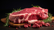 Steak rind Hüftsteak weiderind argentinien kobe irisches rindfleisch, beefsteack, roh, lecker , frisch  metzger