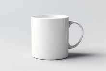 Blank Cup On White Background