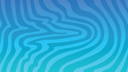 abstract wavy background.  vector wallpaper design.  blue gradient