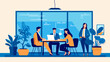 © DRN Studio - Concept vector illustration of business situation.