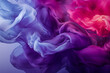 Abstract silk fog background with mist textures, swirling color of smoke, captivating mix of wind and water,  mysterious stormy sky, clouds, and waves of pink, purple glowing folds backdrop by Vita
