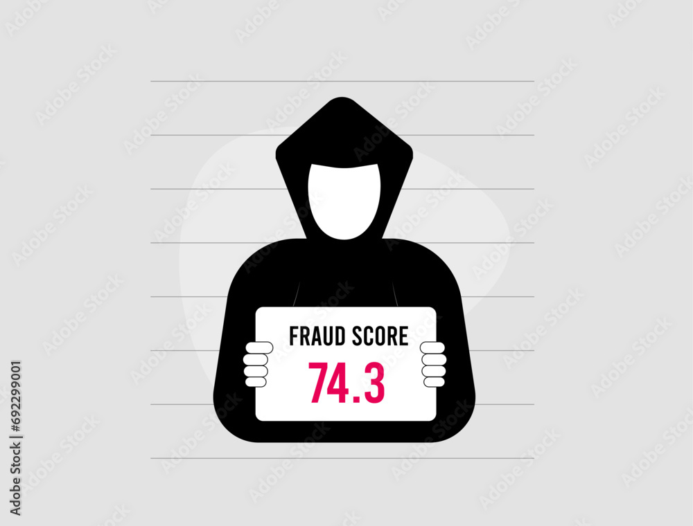 Fraud score concept. Transactions Fraud Detection and Monitoring ...