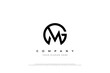 Simple Letter MG Logo or GM Monogram Logo Design