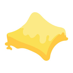 Sticker - cheese sliced melted snack