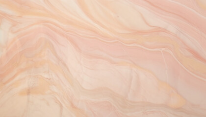 Poster - Abstract marbled backdrop with smooth pink waves and ornate decoration generated by AI