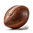 American football classic ball pigskin on white background