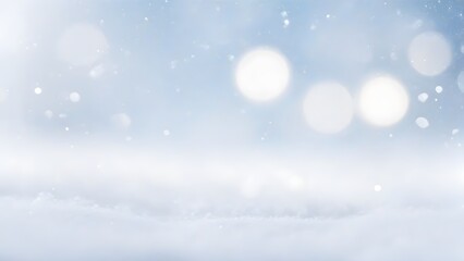 Poster - Winter Christmas background. Merry Christmas and happy New Year greeting card with copy-space.