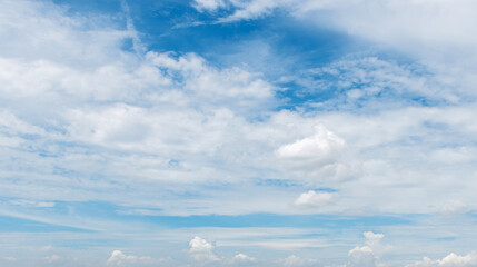 Wall Mural - Blue sky with cloud background