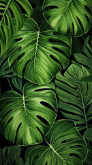 Wall Mural - Abstract foliage and botanical