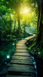 © BornHappy - adventure nature of green forest tropical background