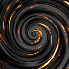 Poster - Groovy abstract rainbow swirl background.