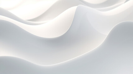 Wall Mural - Abstract white futuristic background Wave white shape background